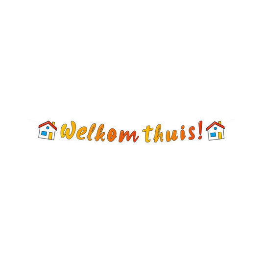 Paperdreams letter banner - welkom thuis 17x250cm