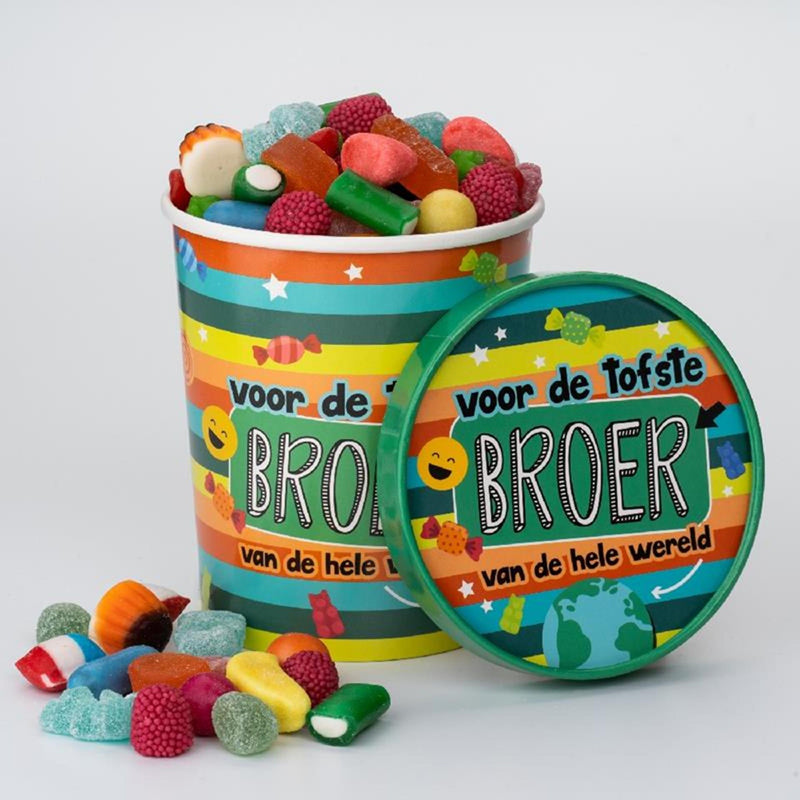 Load image into Gallery viewer, Paperdreams snoepbeker ø12x14cm - broer
