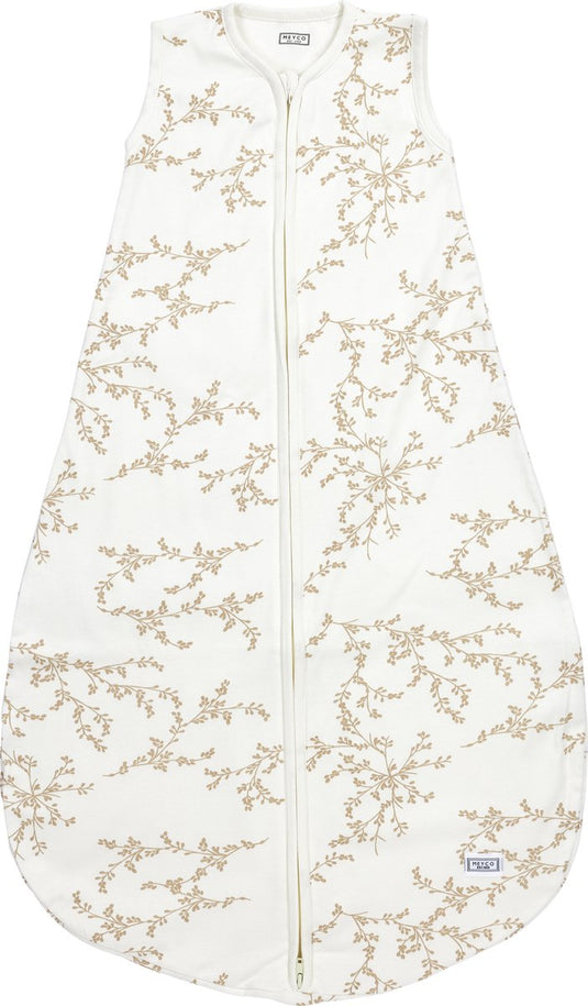 Meyco baby branches baby zomerslaapzak rond - sand - 86cm - 0.5 tog
