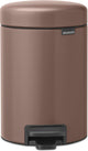 Brabantia newicon prullenbak - 3 liter - badkamer - satin taupe