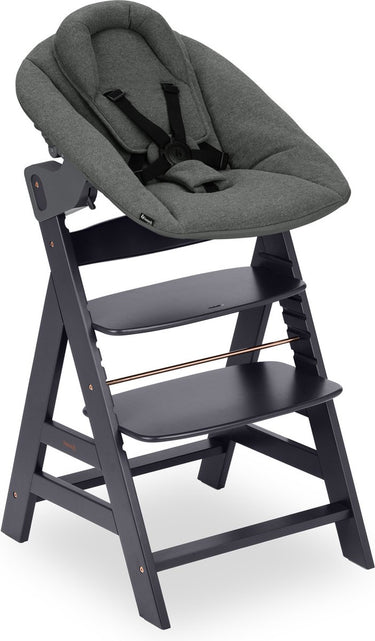 Hauck alpha kinderstoel - newborn set – fsc®-gecertificeerd - dark grey