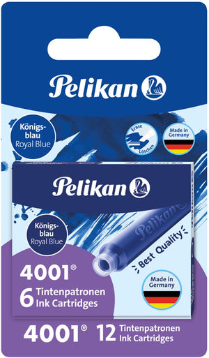 Pelikan tintenpatrone 4001 tp 5 königsblau 5stück