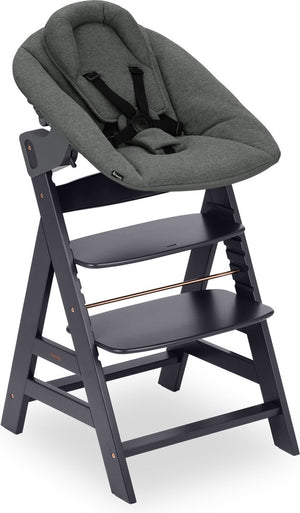 Hauck alpha kinderstoel - newborn set – fsc®-gecertificeerd - dark grey