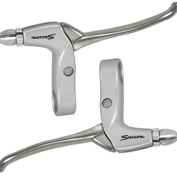 Saccon remgreep set L211 canti rollerbrake zilver alu