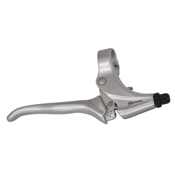 Saccon remhendel set voor rollerbrake en V-brake, aluminium. zilver