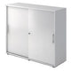 Bach kast hammerer v1753s w w re 120 x 40 x 110 cm schuifdeuren wit