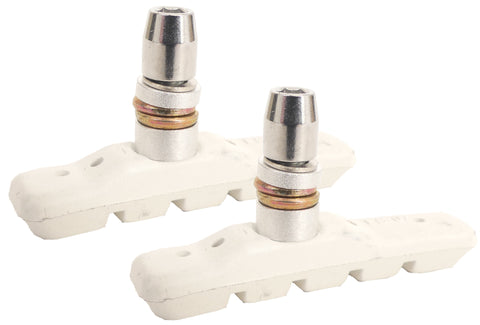 Remblokset Edge V-brake 72mm - Wit - (werkplaatsdoos = 25 sets)