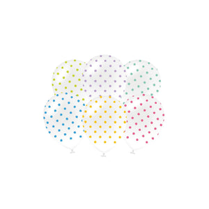 Paperdreams party ballonnen - party dots - latex 30cm 6-delig