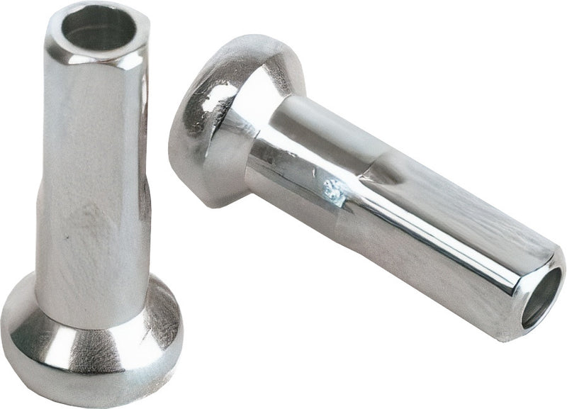 Load image into Gallery viewer, Sapim Spaaknippel velg 14 voor spaak 13 zilver (100 stuks)
