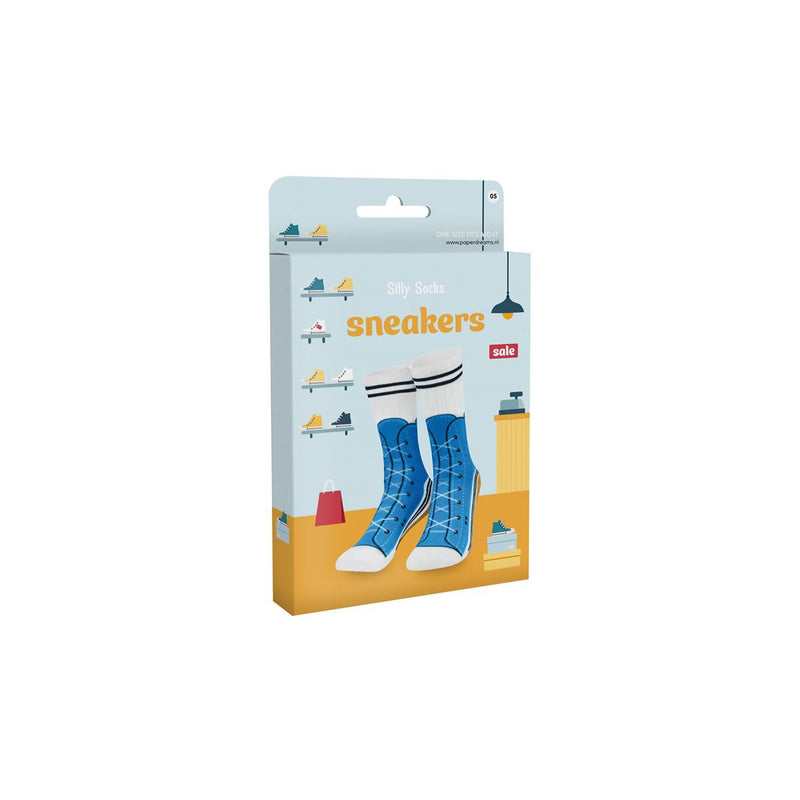 Afbeelding laden in galerijviewer, Paperdreams silly socks - sneakers - polyester
