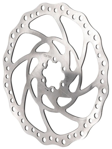 Tektro schijfrem rotor tr203-16 ø203 1.85mm, zilver