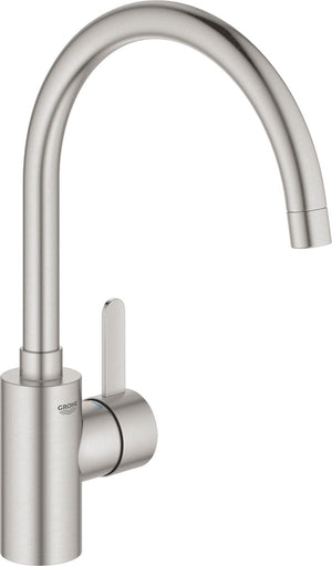 Grohe eurosmart cosmopolitan keukenkraan - hoge draaibare c-uitloop - rvs (supersteel) - 32843dc2