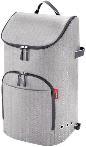 Reisenthel citycruiser bag tas voor boodschappentrolley - 45l - herringbone grey lichtgrijs
