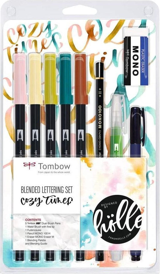 Tombow blended lettering set - cozy times