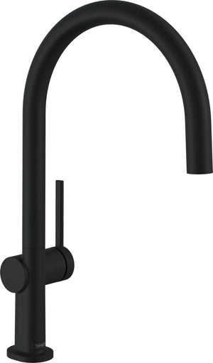 Hansgrohe talis m54 keukenmengkraan 220 1 straalsoort mat zwart