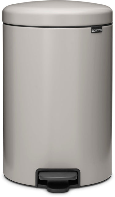 Brabantia newicon prullenbak - 20 liter - soft grey