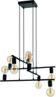 Eglo mezzana - hanglamp - e27 - 65 cm - zwart
