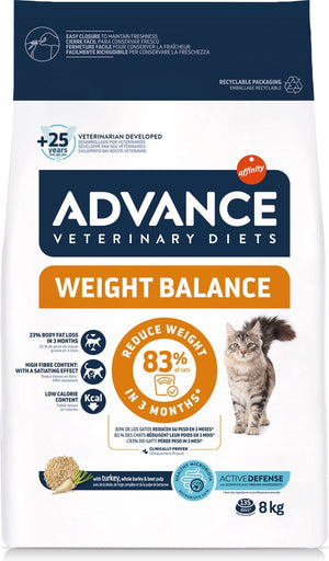 Advance veterinary diet cat weight balance 8 kg