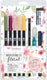 Tombow watercoloring set floral - 5 abt dual brush pens