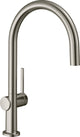 Hansgrohe m54 - talis keukenkraan, rvs look 72804800