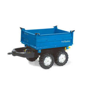 Load image into Gallery viewer, Rolly toys Aanhanger RollyMega trailer 88 x 47 x 45 cm blauw
