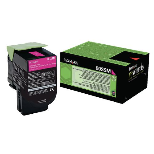 Tonercartridge lexmark lex80c2ske magenta