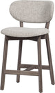 Woood udar barstoel met houten frame - hout - bruin - 94x51x58