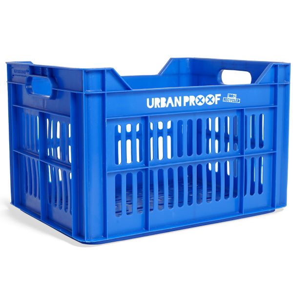Load image into Gallery viewer, Urban proof fietskrat recycled kunststof 30l konings blauw 40x30x25 cm
