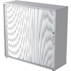 Bach roldeurkast hammerer 120 x 40 x 110 cm grijs, zilver