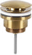 Differnz design afvoerplug mat goud