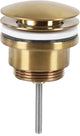 Differnz design afvoerplug mat goud