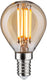Paulmann 1879 filament 230 v 3-step-dim led-kogellamp e14 3 step dim 450lm 4,9w 1800k dimbaar goud