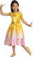 Disguise disney prinses - beauty the beast, belle verhalenboek jurk classic, maat s (5 - 6 jaar), meisjes