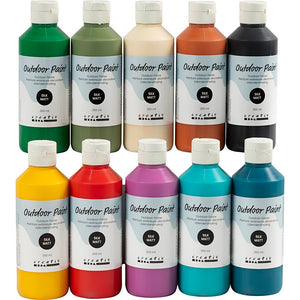 Https: www.cchobby.nl outdoor-verf-zijdematte-diverse-kleuren-10x250-ml-1-doos-70641100