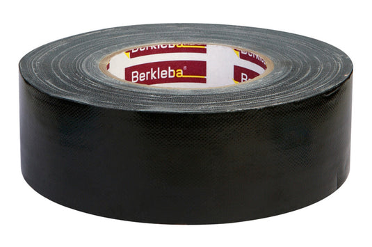 Berkleba tape linnen 50x25mt zwart rol