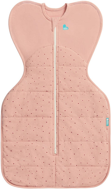Love to dream ™ babyslaapzak swaddle up™ - inbakeren - baby 0-3 maanden - 3.5-6 kg - winter - 2.5 tog – rose pebble
