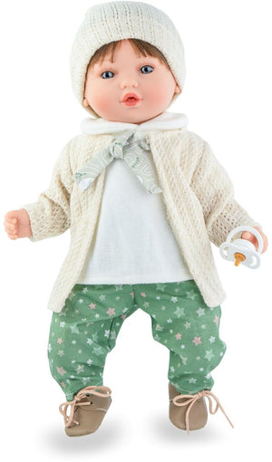 Marina pau marina - pau babypop winterset 40cm pop met haar speelgoed.