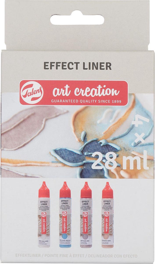 Talens art creation effektliner set 4x28ml specialtiesparel