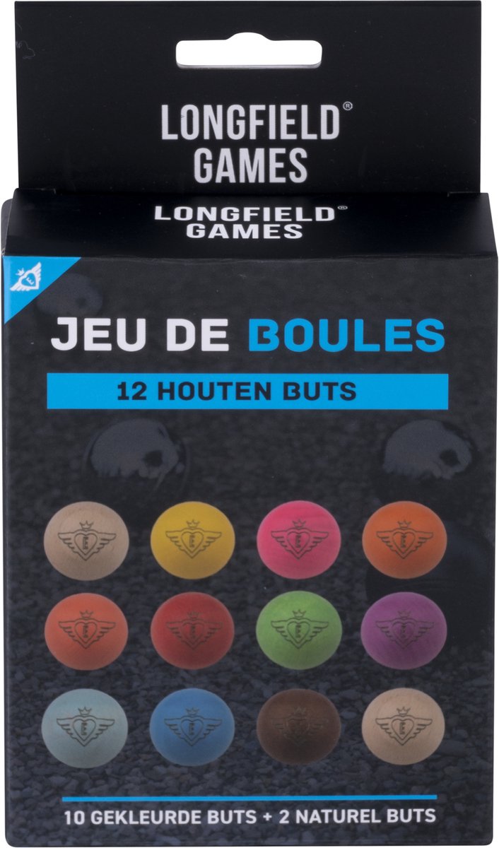 Afbeelding laden in galerijviewer, Engelhart jeu de boules houten buts set – 24 stuks fluor naturel – ø30 mm – pétanque – longfield
