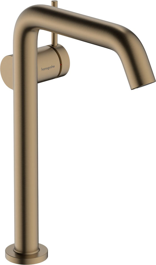 Hansgrohe tecturis s - wastafelkraan - ééngreeps bediening - coolstart energiebesparend - zonder waste - 240mm maat - brushed bronze