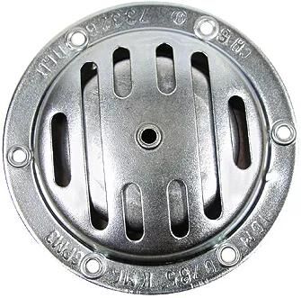 Rms claxon horns 6v d71mm chrome