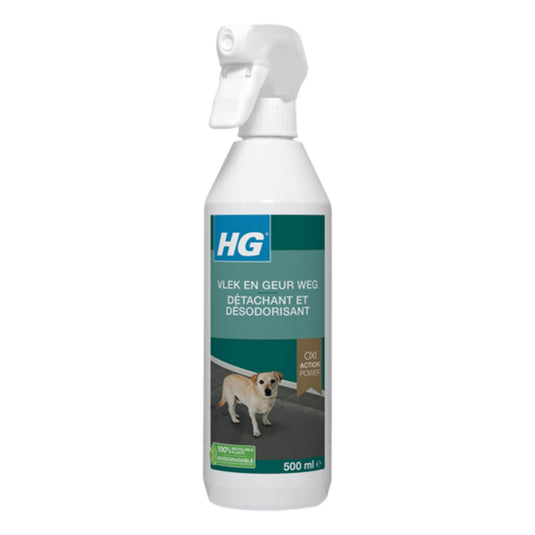 Hg vlek geur weg hond