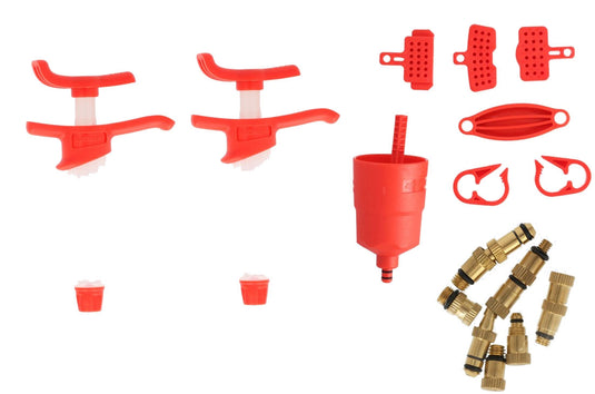 Edge ontluchtingsset schijfrem luxe - met metalen adapterset