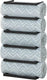 Sealskin carré - handdoekrek groot - voor 5 handdoeken - 12 x 24 x 48 cm - zwart