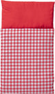 Van dijk toys - bedbekleding - rood geruit