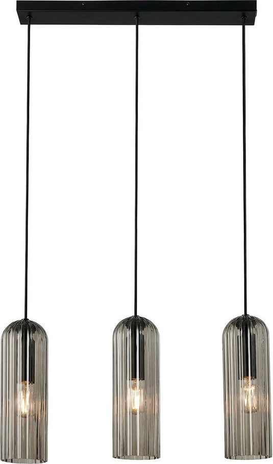 Nordlux miella-hanglamp-3-rail-e27-smoke glas