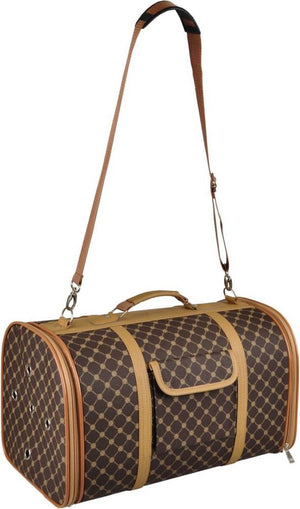 Flamingo huisdierendraagtas chloe 2 45x26x26 cm bruin