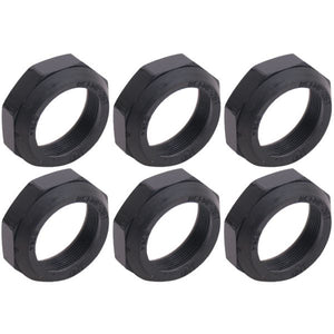 Bofix balhoofdbovenmoer zwart 6 stuks 1 1 8 295741