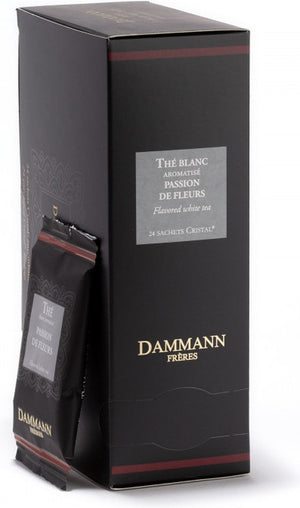 Dammann frères - passion de fleurs - 24 crystal teabags - witte thee
