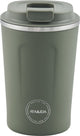 Aya ida aya ida - cup2go - thermosbeker - koffiebeker - coffee to go - reisbeker - meenemen - 380ml - tropical green